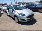 2019 Ford Fiesta S Silver vin: 3FADP4AJ0KM110516