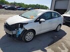 2019 Ford Fiesta S White vin: 3FADP4AJ1KM144920