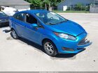2017 Ford Fiesta Se Blue vin: 3FADP4BJ1HM109558
