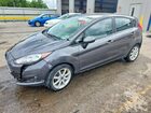 2019 Ford Fiesta Se Gray vin: 3FADP4EJ1KM132812