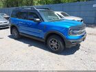 2022 Ford Bronco Sport Badlands Синий vin: 3FMCR9D95NRE10540