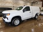 2023 Chevrolet Silverado C1500 White vin: 3GCNAAEK6PG346188