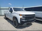 2020 Chevrolet Silverado 1500 4wd  Long Bed Wt White vin: 3GCNYAEF8LG134935