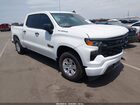 2023 Chevrolet Silverado 1500 4wd  Short Bed Custom White vin: 3GCPDBEK8PG120014