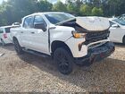 2024 Chevrolet Silverado 1500 4wd  Short Bed Custom Trail Boss White vin: 3GCUDCED5RG168874