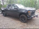 2024 Chevrolet Silverado 1500 4wd  Short Bed Custom Trail Boss Black vin: 3GCUDCEDXRG292929