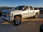 2018 Chevrolet Silverado K1500 Custom Silver vin: 3GCUKPEC8JG433019