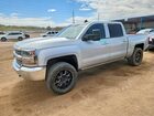 2016 Chevrolet Silverado K1500 Lt Silver vin: 3GCUKREC4GG185226