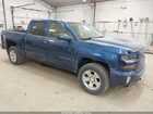2018 Chevrolet Silverado 1500 2lt Blue vin: 3GCUKREC9JG332311