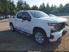 2021 Chevrolet Silverado 1500 4wd  Short Bed Custom White vin: 3GCUYBEF5MG320807