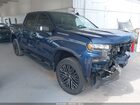2021 Chevrolet Silverado 1500 4wd  Short Bed Rst Dark Blue vin: 3GCUYEED4MG154893