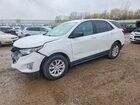 2020 Chevrolet Equinox Ls White vin: 3GNAXHEV8LS654803