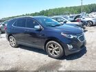 2020 Chevrolet Equinox Fwd Premier 1.5l Turbo Dark Blue vin: 3GNAXNEV5LS572803