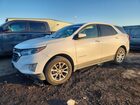 2018 Chevrolet Equinox Lt White vin: 3GNAXSEVXJS550243