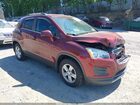 2016 Chevrolet Trax Lt Burgundy vin: 3GNCJPSB7GL262507