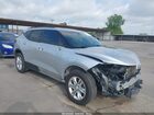 2021 Chevrolet Blazer Fwd 1lt Silver vin: 3GNKBBRA4MS545277