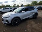 2021 Chevrolet Blazer 2lt Silver vin: 3GNKBCRSXMS546304