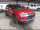 2022 Chevrolet Blazer Fwd Rs Red vin: 3GNKBERS0NS146782