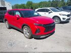 2021 Chevrolet Blazer Awd 2lt Red vin: 3GNKBHR41MS584521