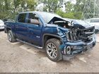 2017 Gmc Sierra 1500 Slt Синий vin: 3GTU2NEC1HG475546