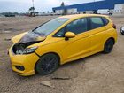 2018 Honda Fit Sport Yellow vin: 3HGGK5G63JM732476