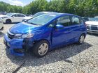 2018 Honda Fit Lx Blue vin: 3HGGK5H46JM712297