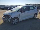 2019 Honda Fit Lx White vin: 3HGGK5H48KM730396