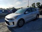 2020 Kia Rio Lx Silver vin: 3KPA24AD2LE296691