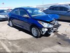 2018 Hyundai Accent Sel Blue vin: 3KPC24A3XJE033989