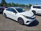 2022 Kia Forte Gt White vin: 3KPF44AC5NE453060