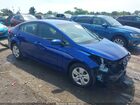 2017 Kia Forte Lx Blue vin: 3KPFK4A70HE093080