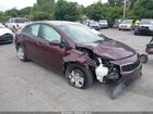 2017 Kia Forte Lx Burgundy vin: 3KPFK4A72HE090889