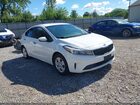 2017 Kia Forte Lx White vin: 3KPFK4A76HE071326