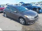 2017 Kia Forte Lx Brown vin: 3KPFK4A76HE146400