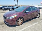 2018 Kia Forte Lx Burgundy vin: 3KPFK4A7XJE222707