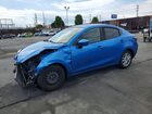 2018 Toyota Yaris Ia Base Blue vin: 3MYDLBYV8JY318042