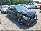 2016 Nissan Sentra Sr Черный vin: 3N1AB7AP0GY259903