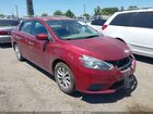 2019 Nissan Sentra Sv Red vin: 3N1AB7AP0KY262695