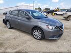 2017 Nissan Sentra Sv Gray vin: 3N1AB7AP1HY374625