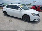 2016 Nissan Sentra S White vin: 3N1AB7AP2GY336836