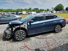 2017 Nissan Sentra Sv Blue vin: 3N1AB7AP2HY346820
