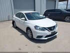 2018 Nissan Sentra Sv Белый vin: 3N1AB7AP2JL646974