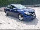 2019 Nissan Sentra Sv Blue vin: 3N1AB7AP2KY447136