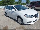 2016 Nissan Sentra Fe+ S/s/sl/sr/sv White vin: 3N1AB7AP3GL639928