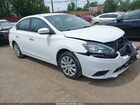 2017 Nissan Sentra Sv White vin: 3N1AB7AP3HY266765