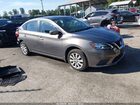 2016 Nissan Sentra Sv Gray vin: 3N1AB7AP4GL659993