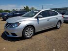2016 Nissan Sentra Sv Silver vin: 3N1AB7AP4GL667091
