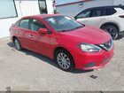 2018 Nissan Sentra Sv Red vin: 3N1AB7AP4JL655160