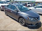 2019 Nissan Sentra Sr Серый vin: 3N1AB7AP4KY351573