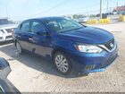 2018 Nissan Sentra S Синий vin: 3N1AB7AP5JY302591
